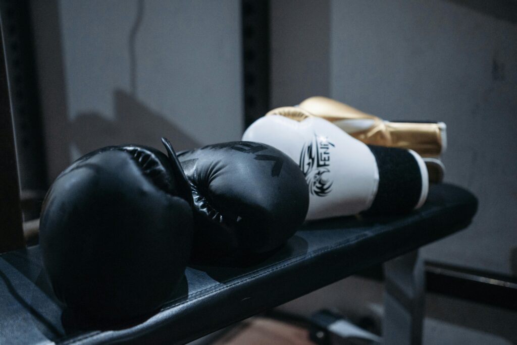 equipo de boxeo para entrenamiento