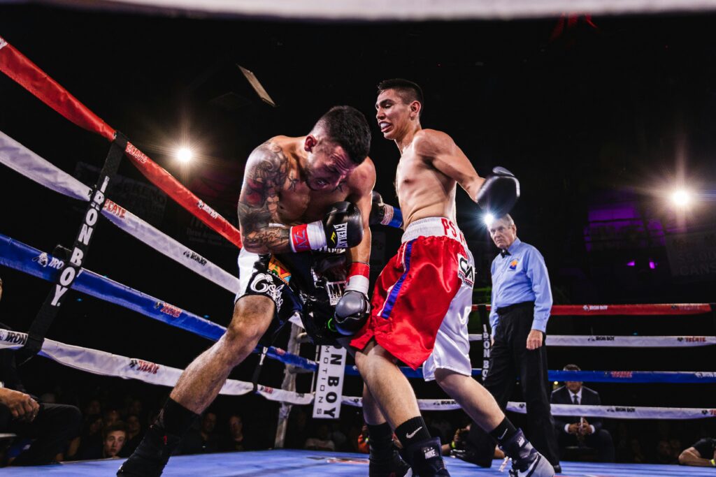entrenamiento de boxeo profesional